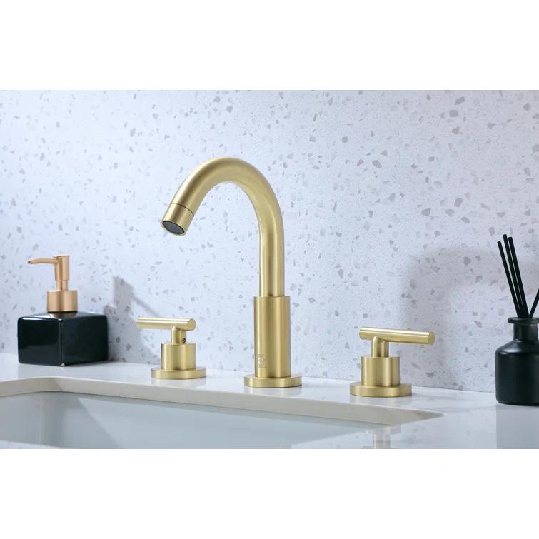 Elegant Home Living Leah Widespread 2-handle Bathroom Faucet FAV-1009MBK