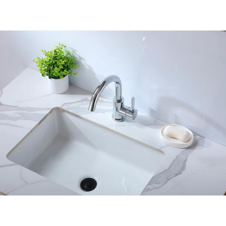 Louis Single-Hole Single-handle Bathroom Faucet