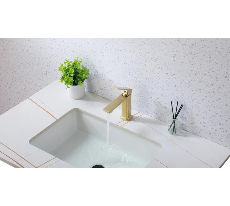 Lena Single-Hole Single-handle Bathroom Faucet