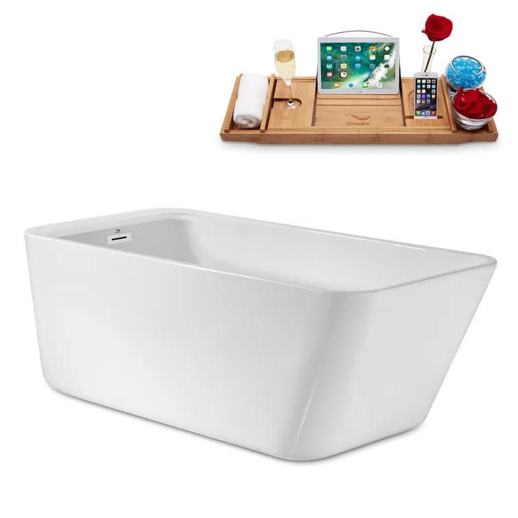 1600 mm x 729 mm Freestanding Roll Top Bathtub