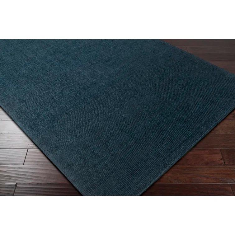 Crowe Wool Dark Blue Rug