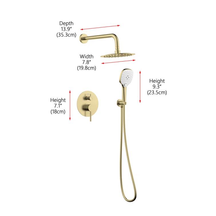 George Pressure-Balanced All-In-One Kit with Rough in-Valve