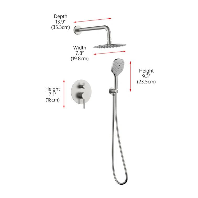 George Pressure-Balanced All-In-One Kit with Rough in-Valve
