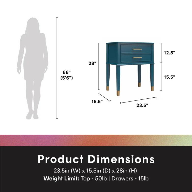 Westerleigh 1-Drawer Nightstand