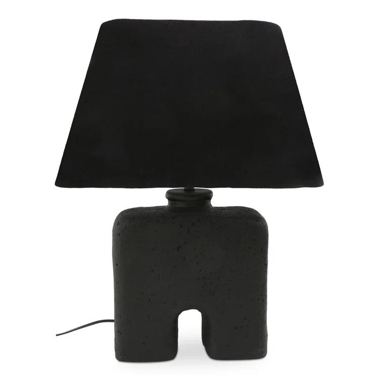 Yara Black EcoMix Arc Table Lamp