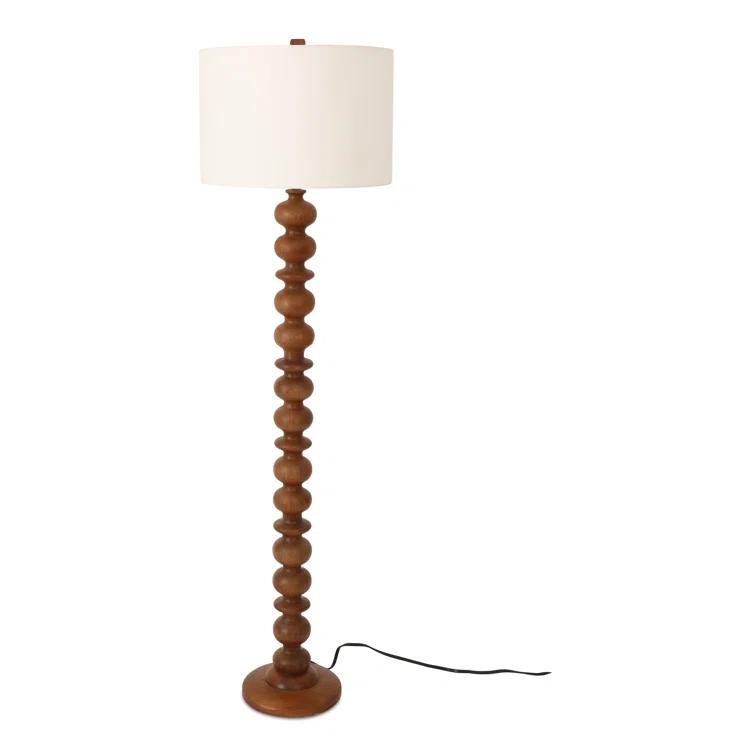 Loreto 52'' Wood Floor Lamp