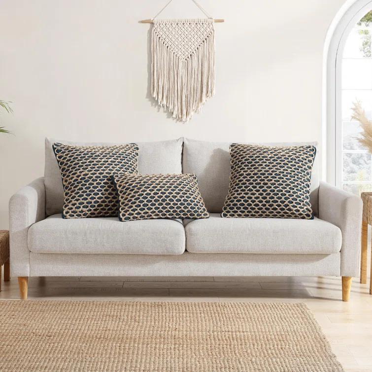 Boho Living Boho Living Jada Decorative Pillow Collection Living Cotton Blend Square Throw Pillow Cover (Set of 2)