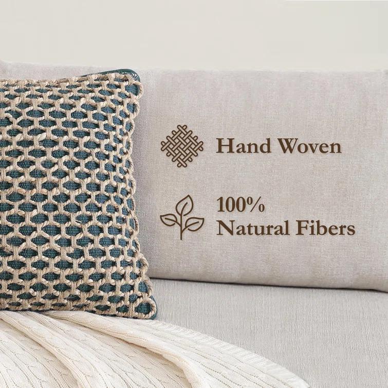 Boho Living Boho Living Jada Decorative Pillow Collection Living Cotton Blend Square Throw Pillow Cover (Set of 2)