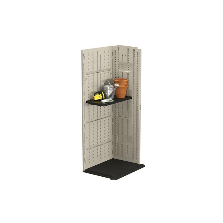 Suncast Suncast Vertical Shed 27.75 in. W x 14.5 in. D Shelf Kit in Black
