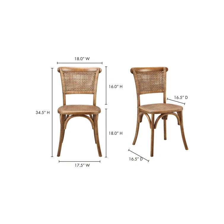 Lotta Dining Chair, Set of 2 - Natural