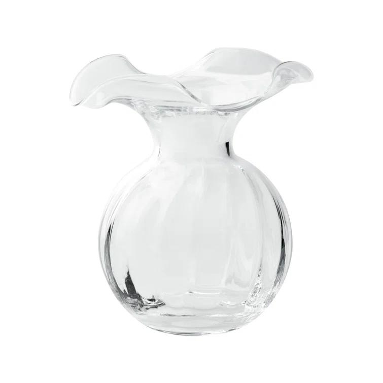VIETRI Hibiscus Handmade Glass Table Vase