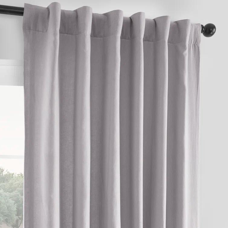 Briella French Linen Room Darkening Curtain
