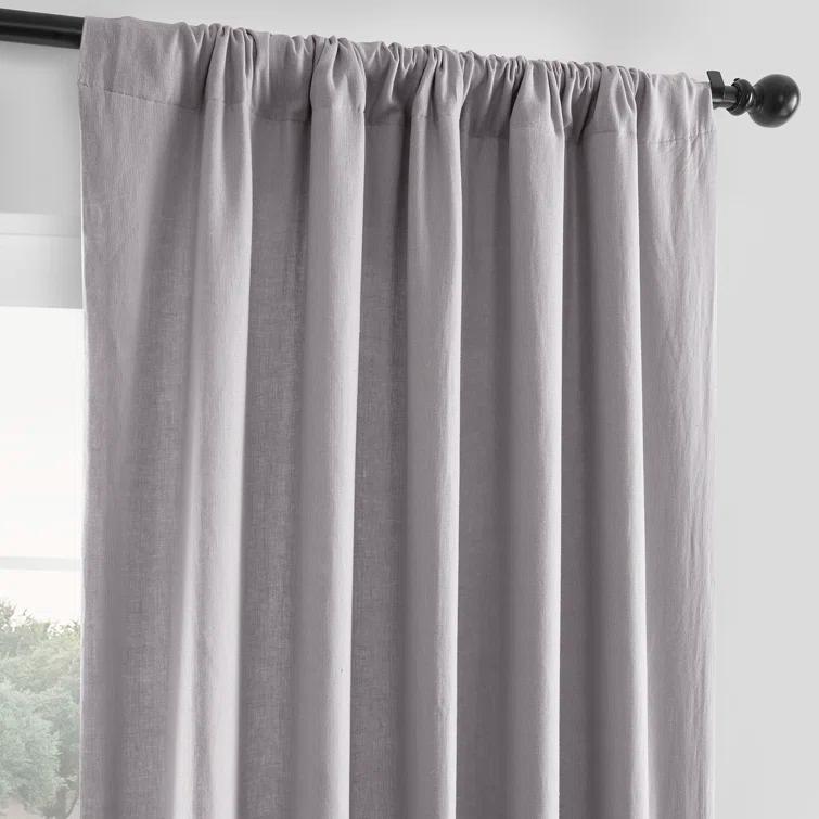 Briella French Linen Room Darkening Curtain
