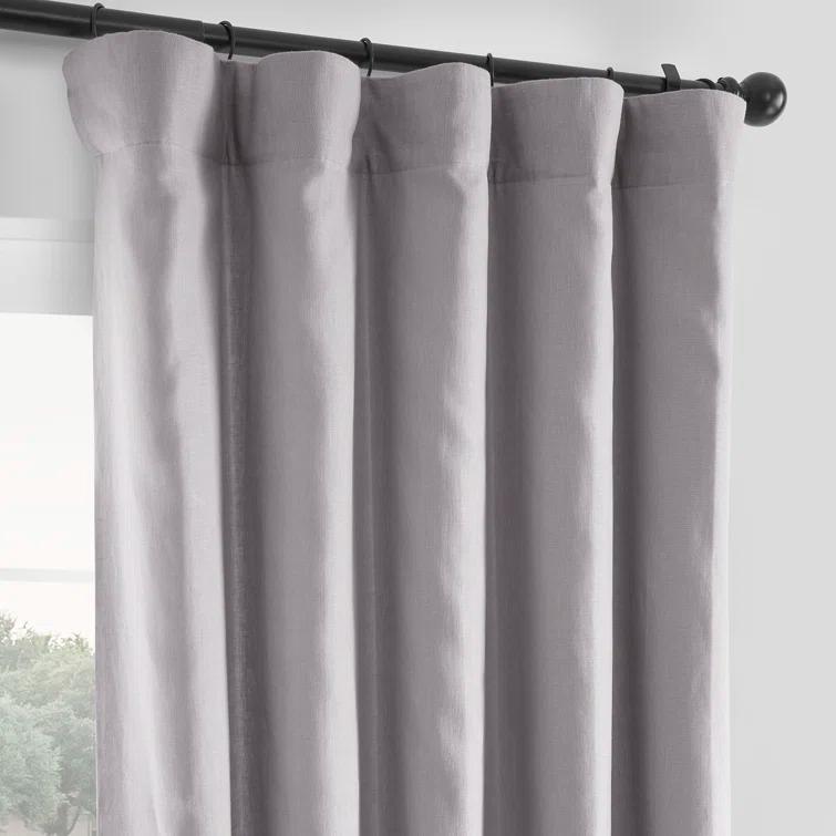 Briella French Linen Room Darkening Curtain