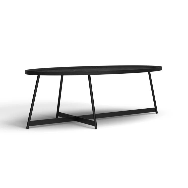 Gweneth Oval Coffee Table - Black Ash