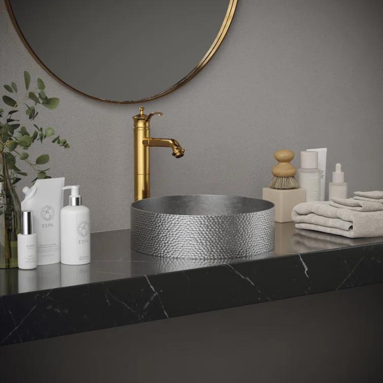Karran Cinox 15'' Stainless Steel Circular Bathroom Sink