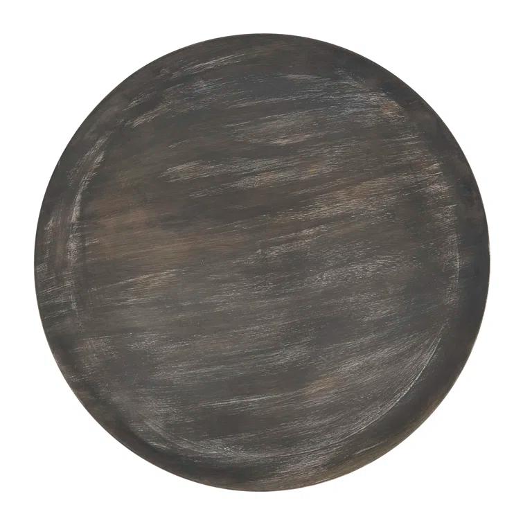 Sousplat Collection Mango Wood No Pattern Charger (Set of 4)