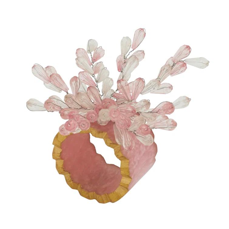 Saro Napkin Ring Collection Napkin Ring (Set of 4)