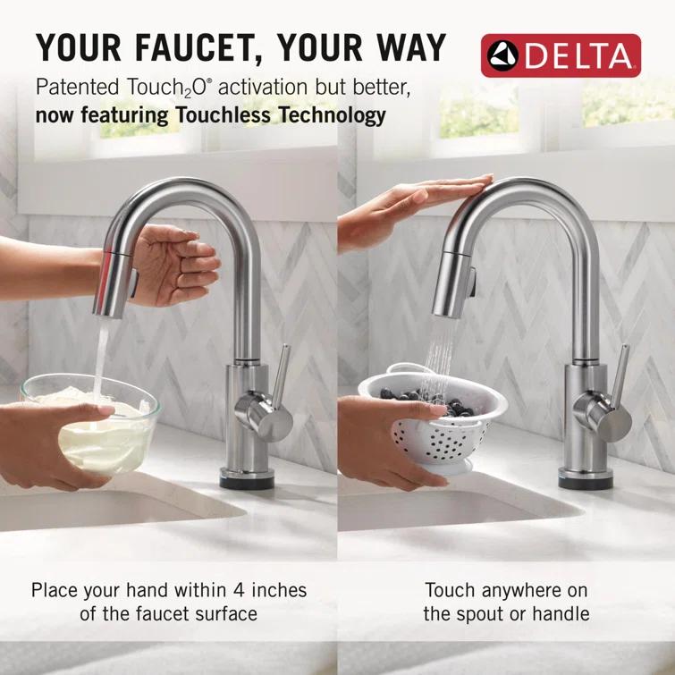 Trinsic Pull Down Touch Bar Faucet