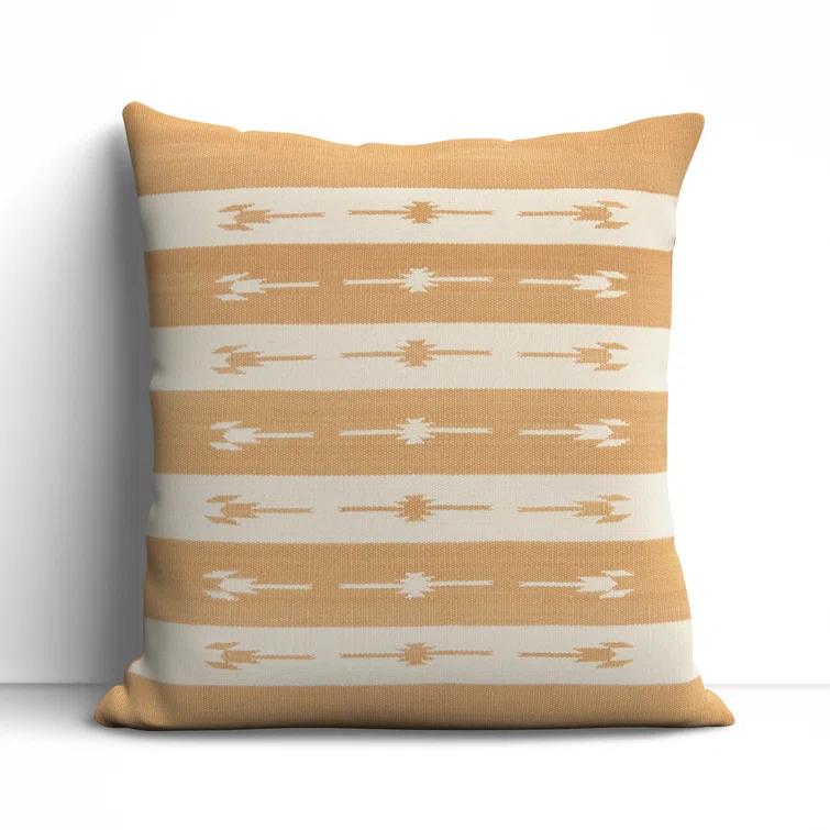 Estela Striped Cotton Throw Pillow