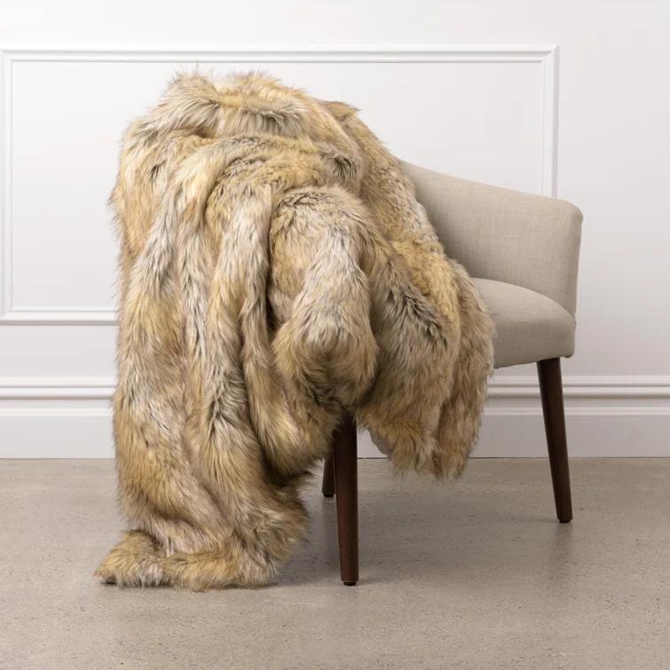 Faux Fur Throw