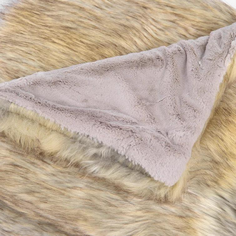 Faux Fur Throw