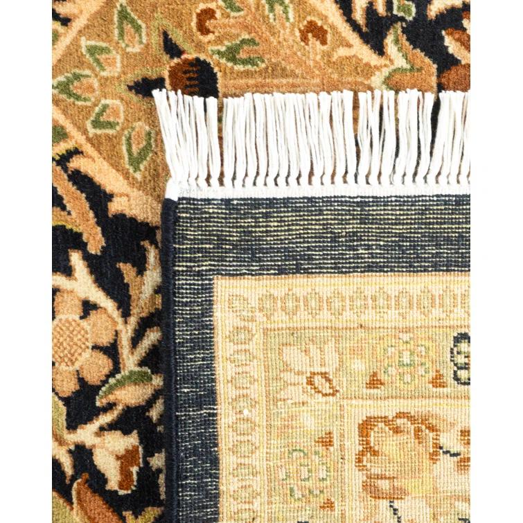 Solo Rugs One-of-a-Kind 6' 1" X 6' 2" 2000s Square Wool Area Rug Black