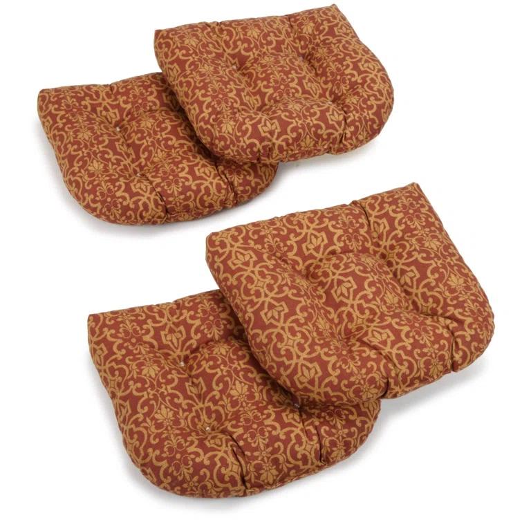 Rosdorf Park Outdoor 5'' Dining Chair Seat Cushion (Set of 4)