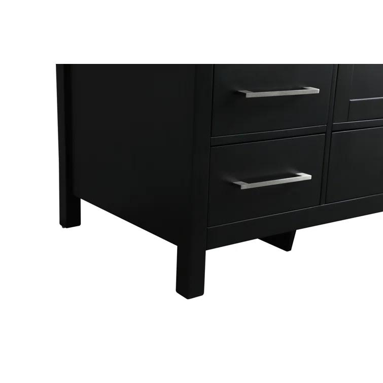 Irene 54'' Single Bathroom Vanity with Engineered Marble Top