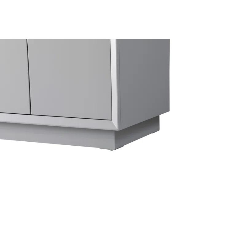 Hayes 36'' Single Bathroom Vanity with Engineered Marble Top