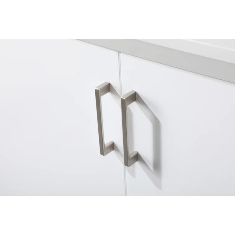 Hayes 36'' Single Bathroom Vanity with Engineered Marble Top