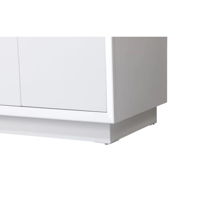 Hayes 36'' Single Bathroom Vanity with Engineered Marble Top