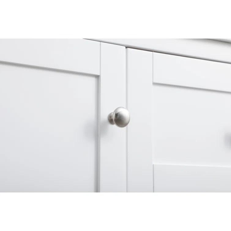 Hokku Designs Heath 60'' Double Bathroom Vanity with Engineered Marble Top