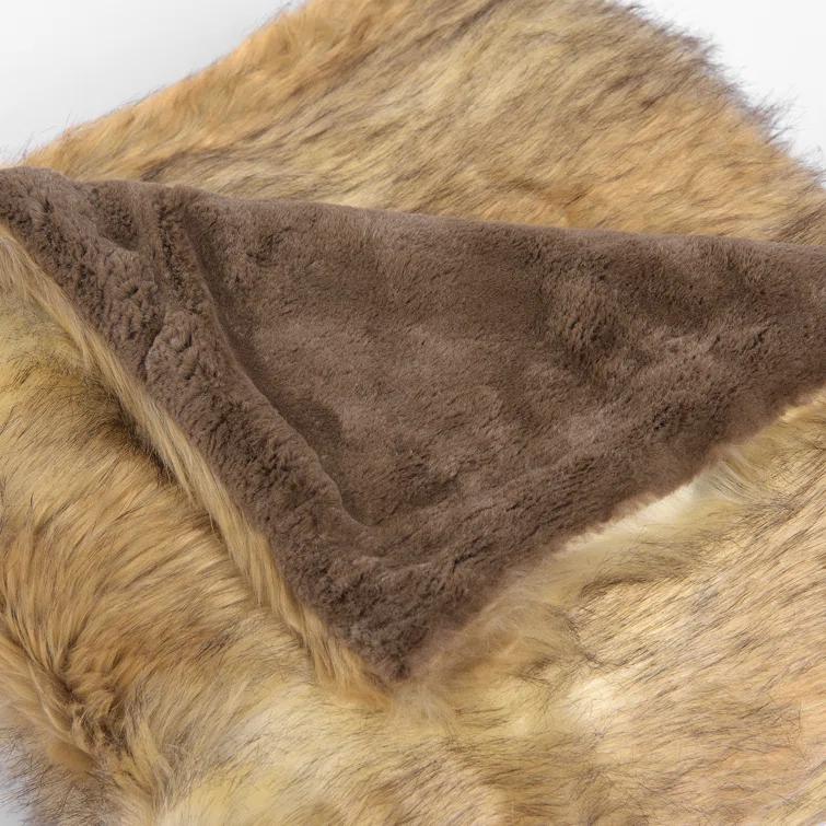 Faux Fur Throw