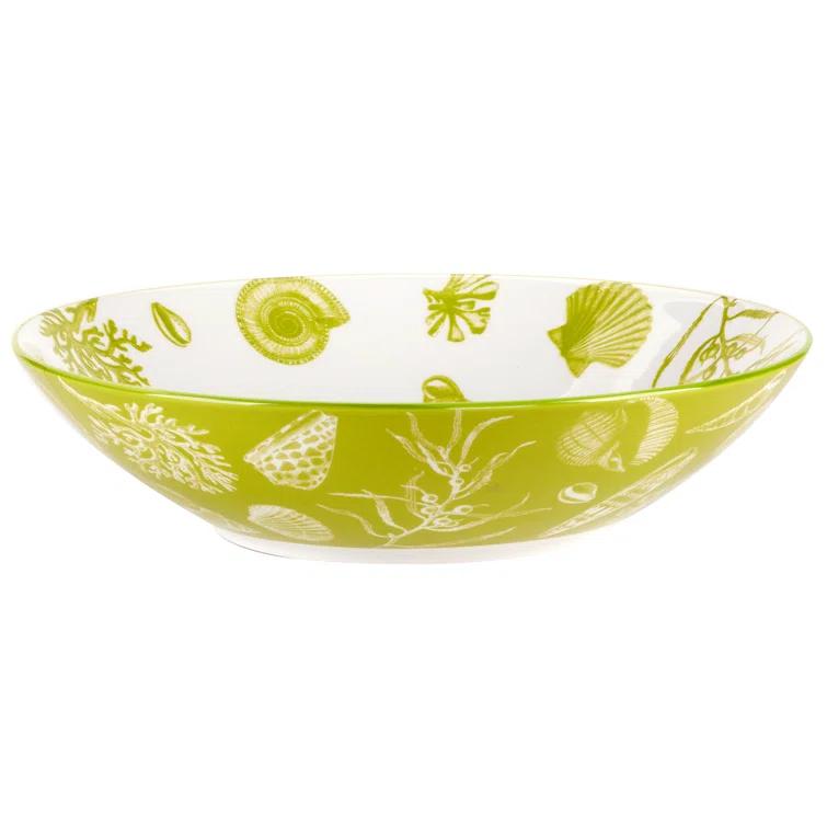 Seaside Set of 6  Soup Pasta Bowl 6 asst 9.25in Diam x 2.25in 40oz (Set of 6)