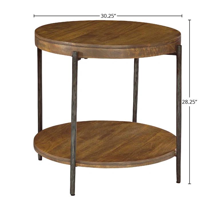 Hekman 23704 Round Side Table 2-3702 Bedford