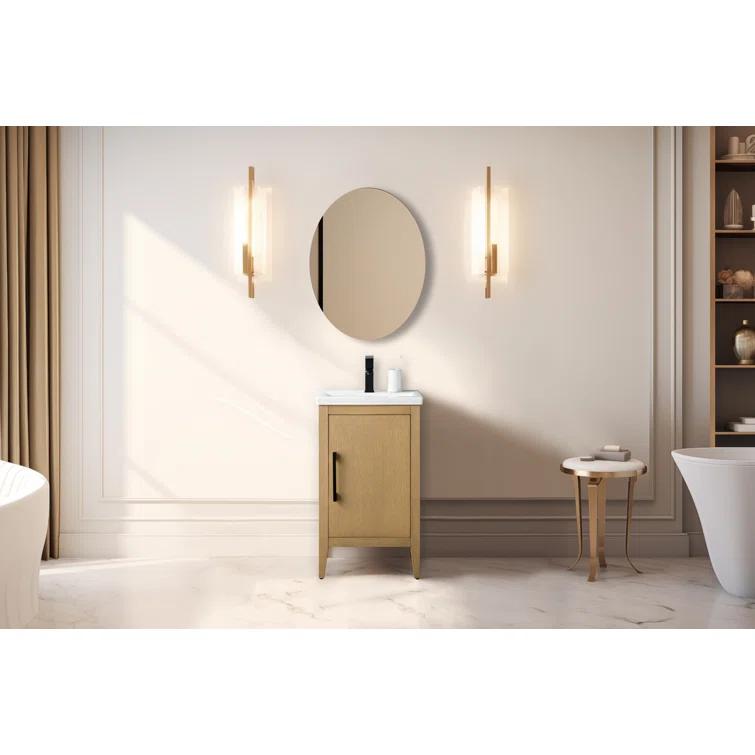 20'' Single Bathroom Vanity with Ceramic Top