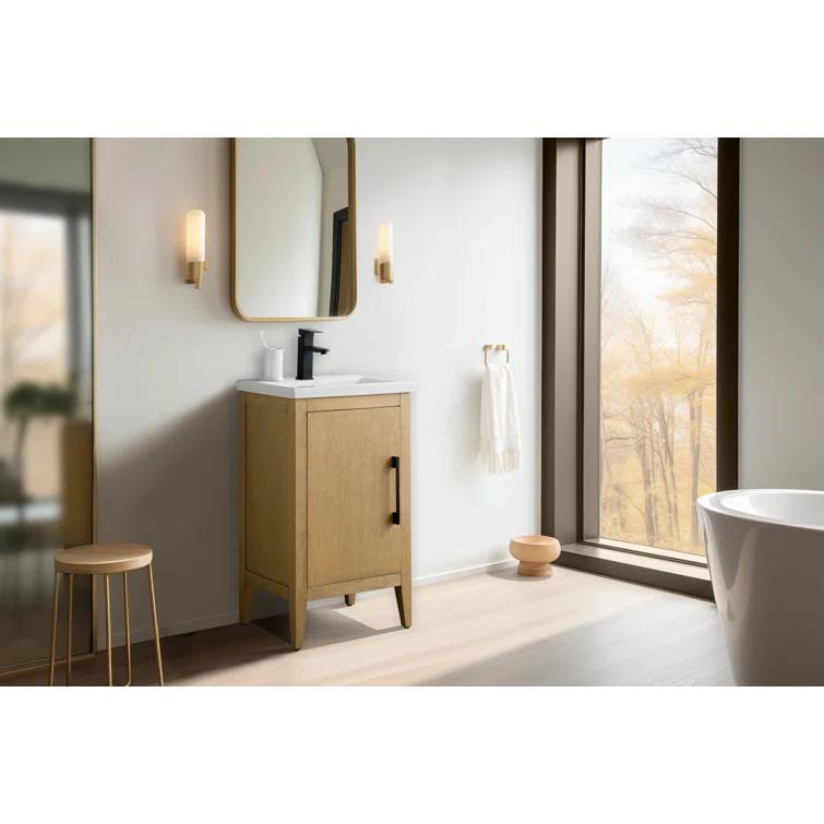 20'' Single Bathroom Vanity with Ceramic Top