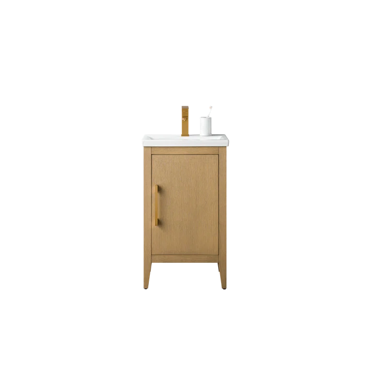 20'' Single Bathroom Vanity with Ceramic Top