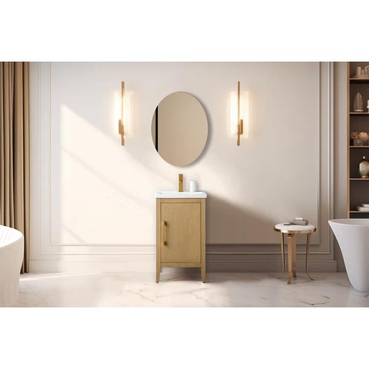 20'' Single Bathroom Vanity with Ceramic Top