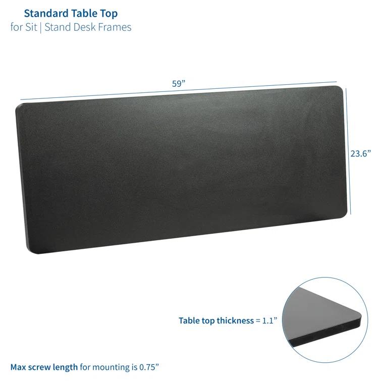 Universal Table Top for Sit to Stand Desk Frames