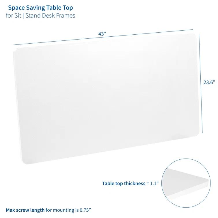 Universal Table Top for Sit to Stand Desk Frames