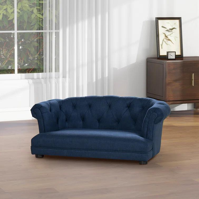 Jennifer Taylor Home 36.5" Chesterfield Medium Pet Sofa Bed