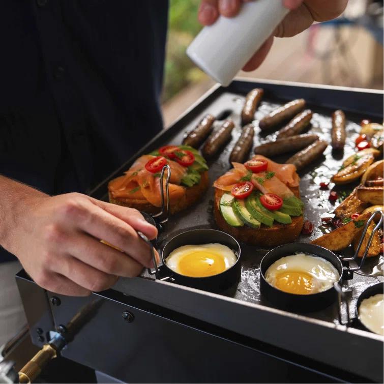 Charbroil Performance Series 17" Portable Flat Top Gas Griddle, Black