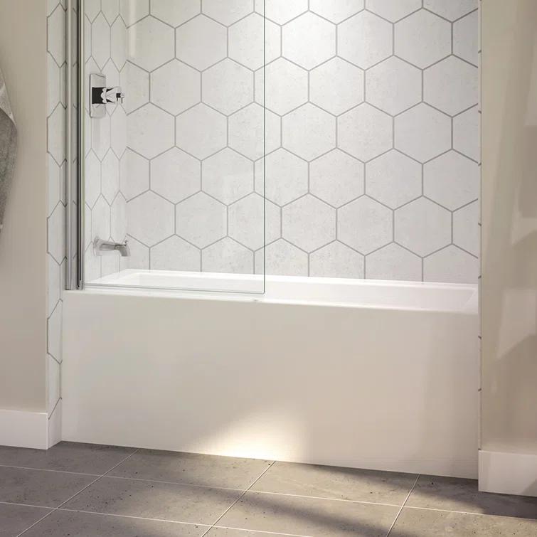 Comfort Linea™ 60" x 32" Soaking Bathtub with Left Drain