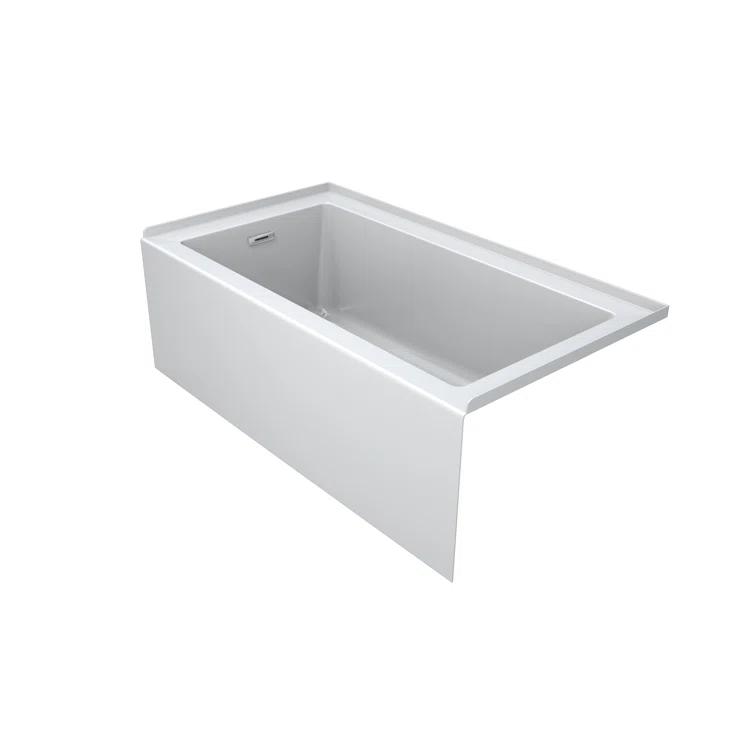 Comfort Linea™ 60" x 32" Soaking Bathtub with Left Drain