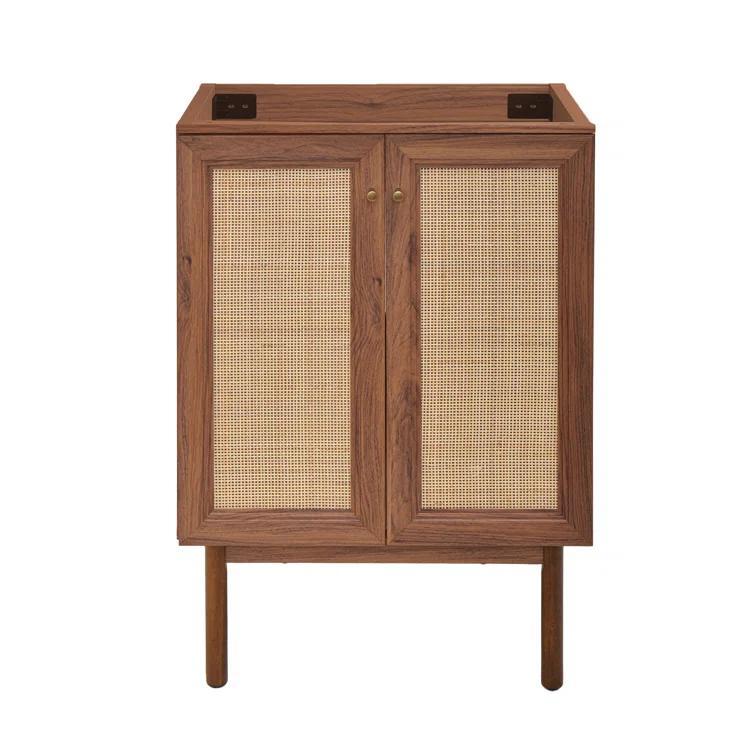 Classe 24" Bathroom Vanity In Dark Walnut Cabinet Only