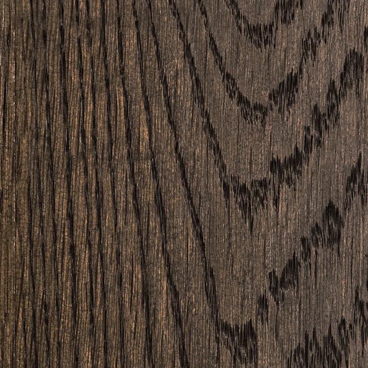 Doku Dark Brown Oak Wood 91" Bookcase