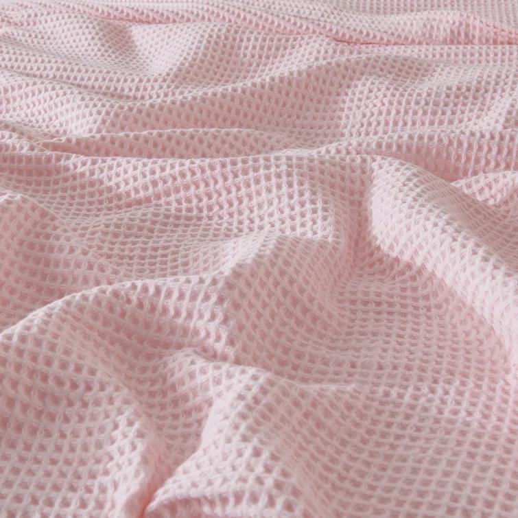 FreshFolds 100% Cotton Waffle Weave Blanket