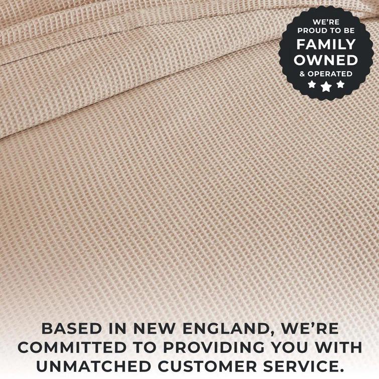 FreshFolds 100% Cotton Waffle Weave Blanket